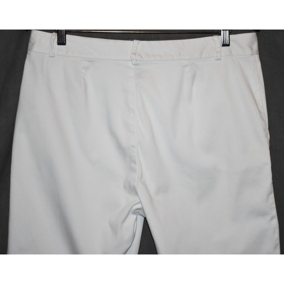 Ralph Lauren Shorts Womens 12 White LRL Bermuda Pockets Chino Casual Classic 12 - Picture 12 of 15